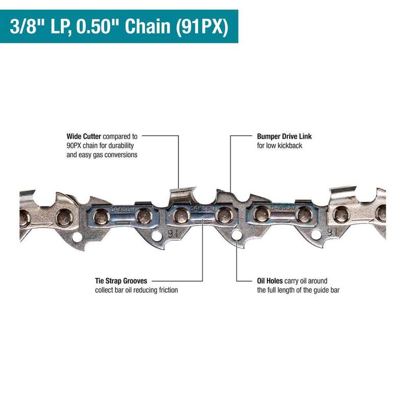 Makita 18 in. Saw Chain, 3/8 in. LP, .050 in. - E-18225