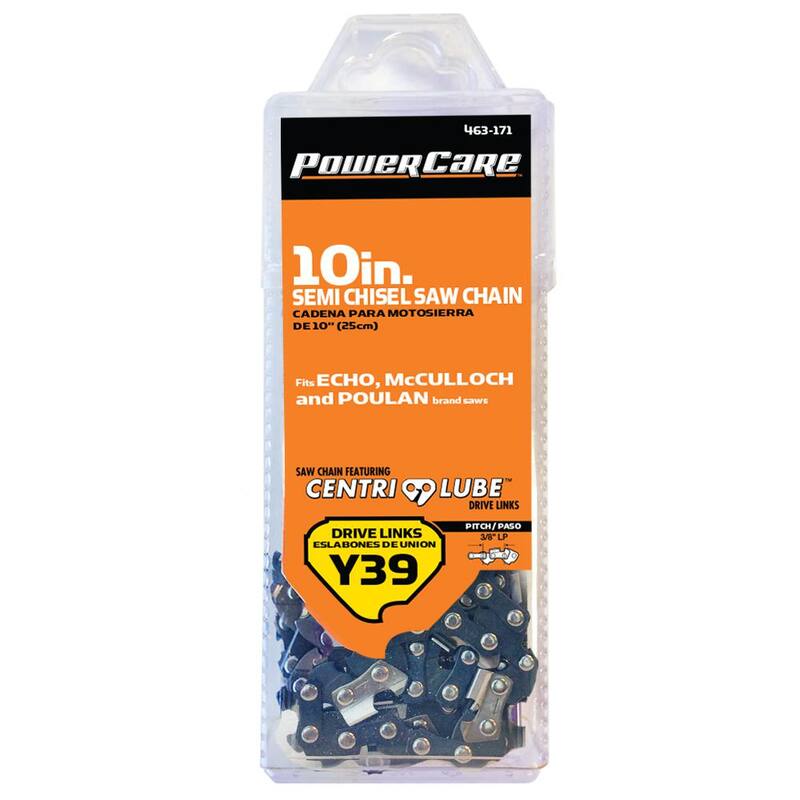 Powercare 10 in. Y39 Semi Chisel Chainsaw Chain - CL15039PC2