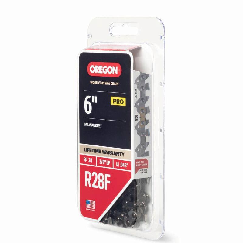 Oregon R28F Polesaw Chain for 6 in. Bar, Fits Remington, Milwaukee and Craftsman - R28F-21