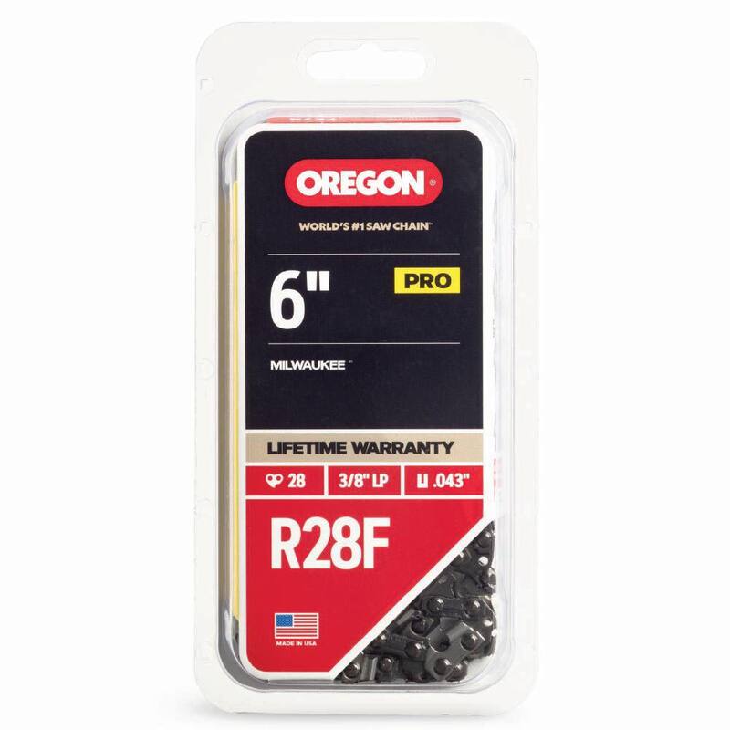Oregon R28F Polesaw Chain for 6 in. Bar, Fits Remington, Milwaukee and Craftsman - R28F-21