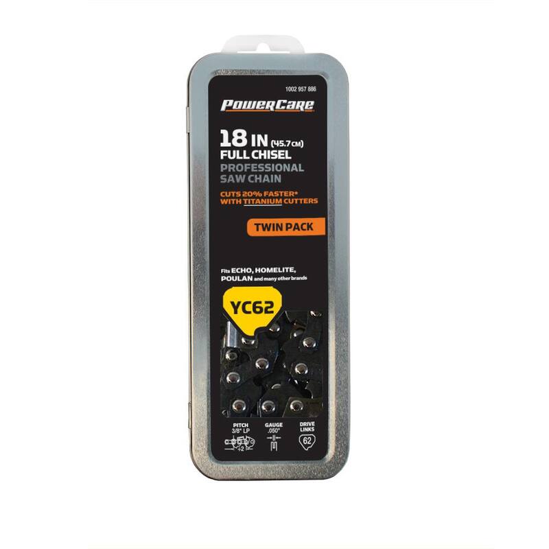 Powercare Pro YC62 Titanium chain 2 Pack - CL65062X2NSPCPT