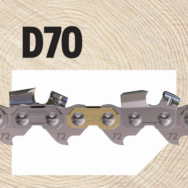 Oregon D70 Chainsaw Chain for 20 in. Bar Fits Echo, Homelite, McCulloch, Poulan, Craftsman, Makita, Skil and more - D70