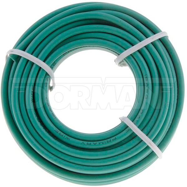 Motormite 16 Gauge Green Primary Wire- Card, 85731 - 85731