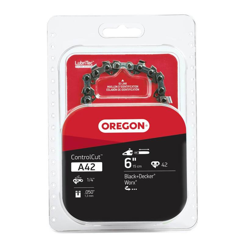 Oregon A42 Chainsaw Chain for 6 in. Bar Fits Black & Decker, Makita and Worx - A42