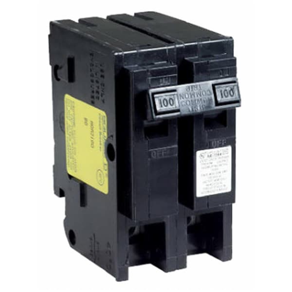 Square D Circuit Breaker, HOM Series, 125A, 2 Pole, 120/240V AC, 10kA - SQ576852