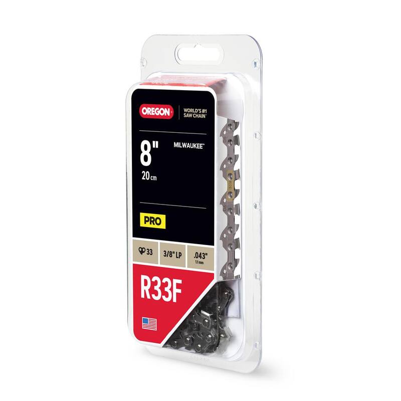 Oregon R33F Chain for 8 in. Bar - 33 Drive Links - fits Milwaukee - R33F-21