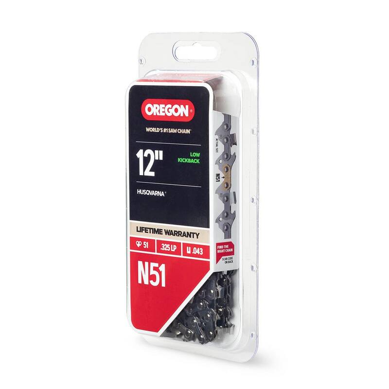 Oregon N51 Chainsaw Chain for 12 in. Bar, Fits Husqvarna Models - N51-21