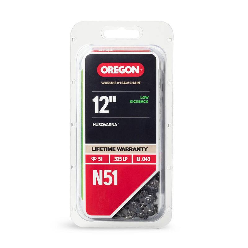 Oregon N51 Chainsaw Chain for 12 in. Bar, Fits Husqvarna Models - N51-21