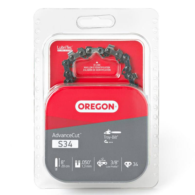 Oregon S34 Pole Saw Chain for 8 in. Bars Fits Troy-Bilt TBPS 8 Pole Saw - S34