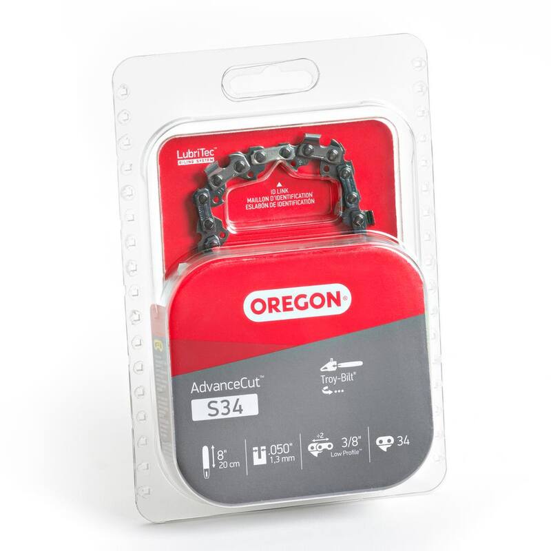 Oregon S34 Pole Saw Chain for 8 in. Bars Fits Troy-Bilt TBPS 8 Pole Saw - S34