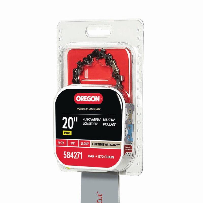 Oregon 20 in. Chainsaw Bar & E72 Chain, Fits Husqvarna and others (20K095E72) - 20K095E72-23