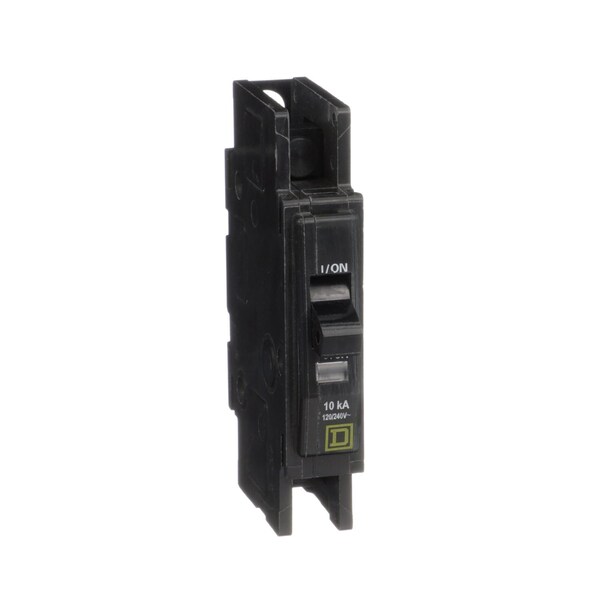 Square D Miniature Circuit Breaker, QOU Series, 15A, 1 Pole, 120/240V AC, 10kA at 120/240V AC - QOUR1155283CCC