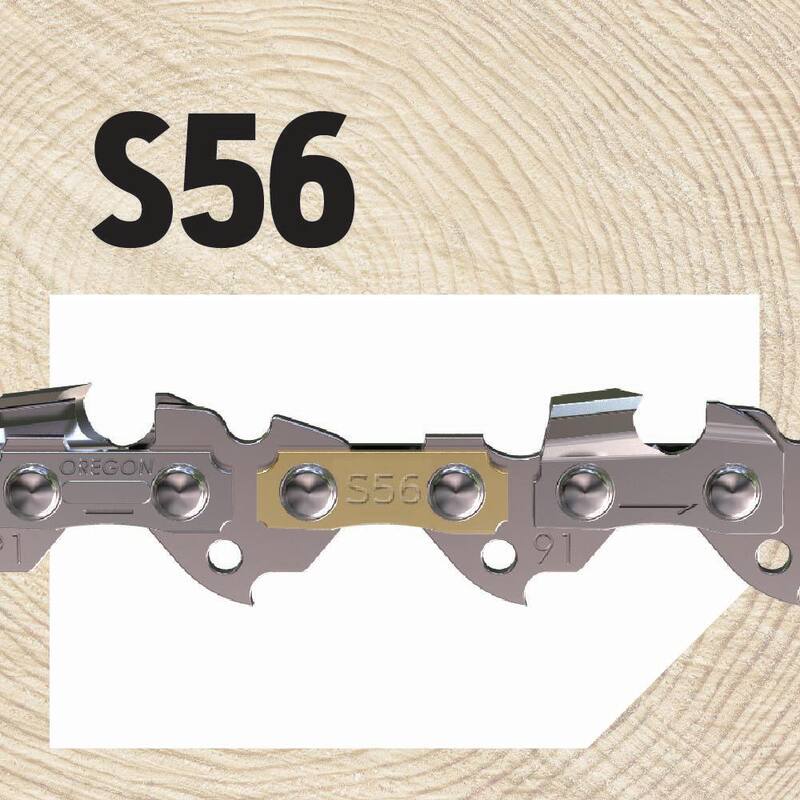 Oregon 16 in. Chainsaw Bar and S56 Chain, Fits Craftsman, Echo, Poulan, Homelite, Makita, Husqvarna, Ryobi and More (27857) - 16A041S56-23