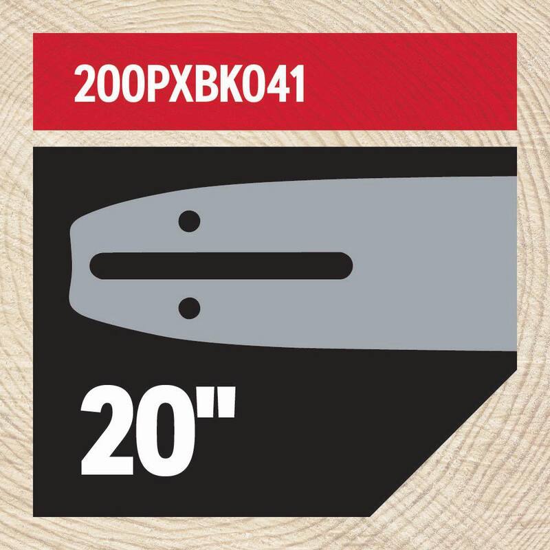 Oregon 20 in. Chainsaw Bar and H78 Chain, Fits Echo, Craftsman, Homelite, Poulan, Ryobi, John Deere and more (37977) - 20K041H78-23