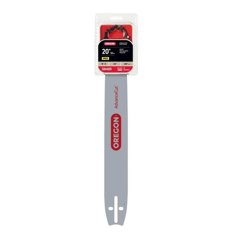 Oregon 20 in. Chainsaw Bar and E70 Chain, Fits Echo, Poulan and McCulloch - 20D176E70-23