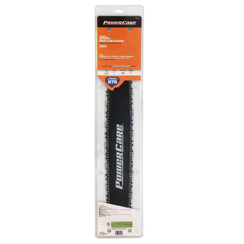 Powercare 20A Bar and Chain Combo - CL25020A78PC2