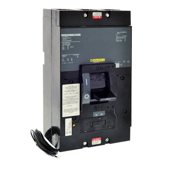 Square D Molded Case Circuit Breaker, SLA Series, 250A, 3 Pole, 480V AC, 36kA at 240/415V AC - SLAL32501021