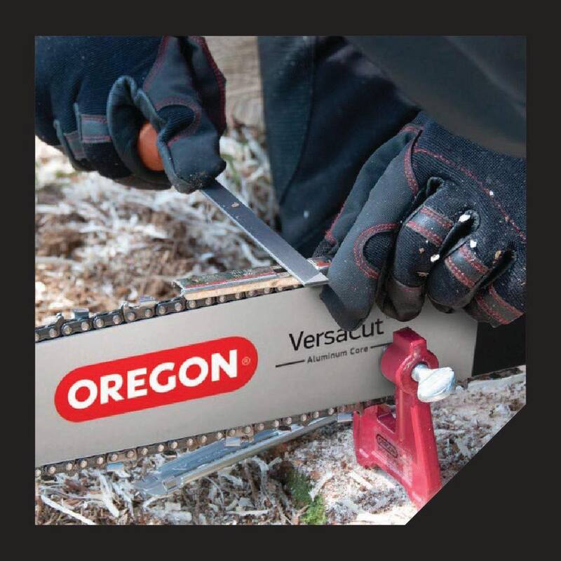 Oregon Chainsaw Sharpening Kit - Includes File Guide, 5/32 in. Round File, Flat File and depth gauge adjustment tool 104004 - 104004-21
