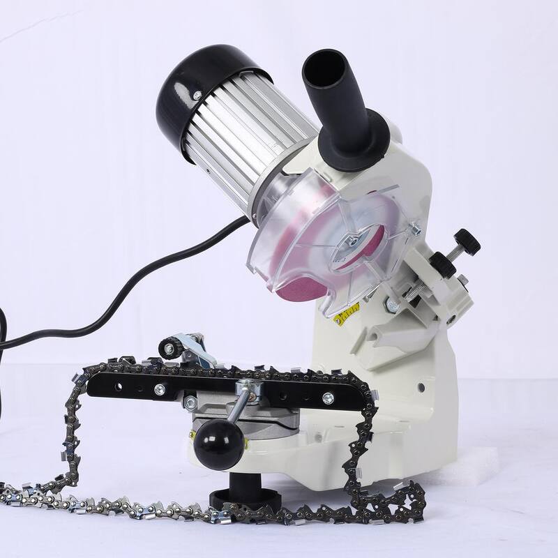 COOLSHARK Chainsaw Sharpener Professional Multi-Angle Adjustable Chain Grinder 120-Volt Bench Grinder for All Chainsaw Chains - CS2312