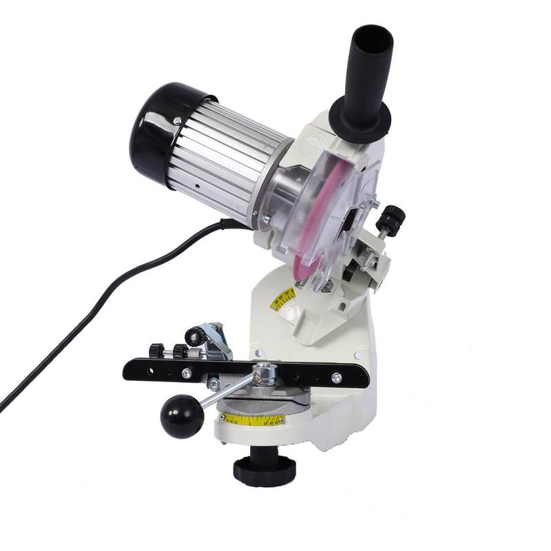 COOLSHARK Chainsaw Sharpener Professional Multi-Angle Adjustable Chain Grinder 120-Volt Bench Grinder for All Chainsaw Chains - CS2312