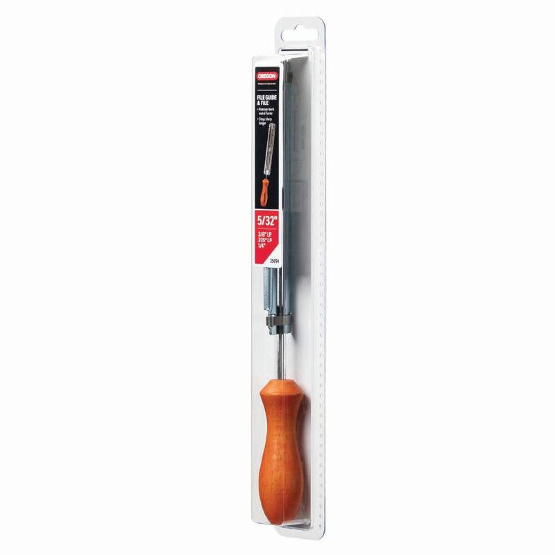 Oregon Chainsaw File Guide, Includes 5/32 in. Round Saw Chain File, for 3/8 in. low profile and 1/4 in. pitch saw chain 25894 - 25894-21