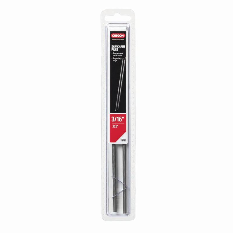 Oregon 3/16 in. Round Saw Chain Files (2-Pack) for Sharpening 0.325 in. Pitch Saw Chain 23727 - 23727-21