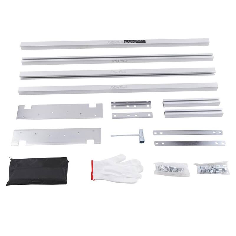 XtremepowerUS 5/32 in. Chainsaw Rail Mill File Guide System with Glove - 82109-H