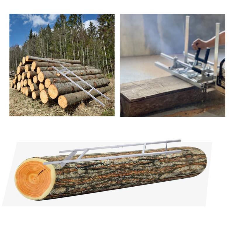XtremepowerUS 5/32 in. Chainsaw Rail Mill File Guide System with Glove - 82109-H