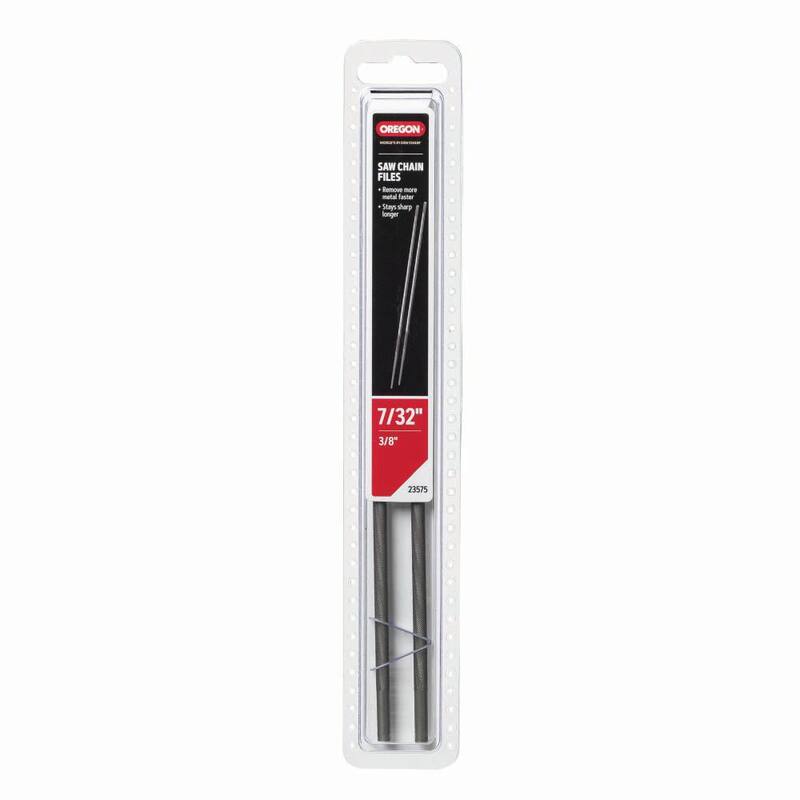 Oregon 7/32 in. Round Saw Chain Files (2-Pack), for 3/8 in. and 0.404 in. pitch saw chain 23575 - 23575-21