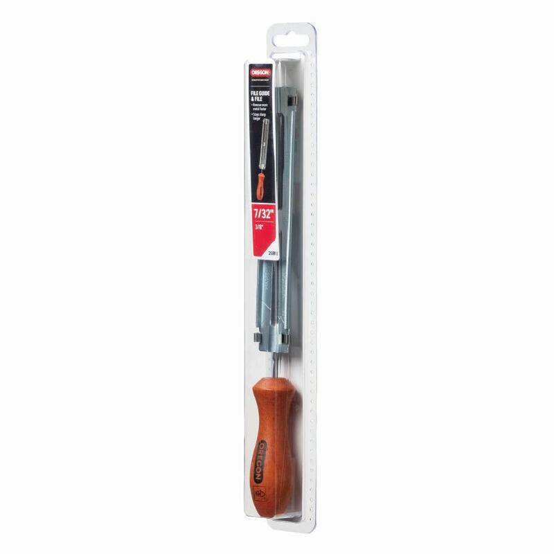 Oregon Chainsaw File Guide, Includes 7/32 in. Round Saw Chain File, for 3/8 in. and 0.404 in. pitch saw chain 25892-21 - 25892-21