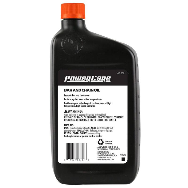 Powercare 1 qt. Bar and Chain Oil - 66787