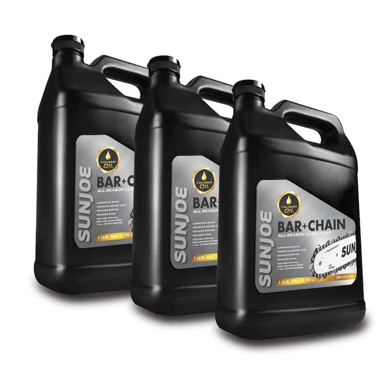 Sun Joe 1 Gal. Bar and Chain Oil for All Chain Saws (3-Pack) - BDL-A0092