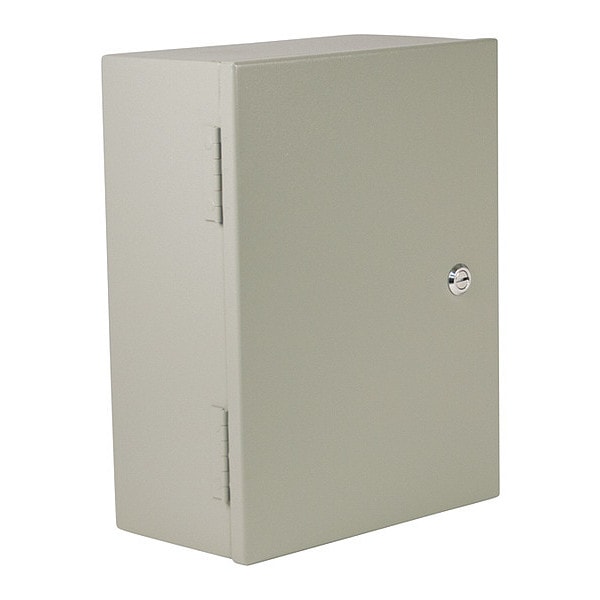 Wiegmann Carbon Steel Electrical Enclosures, 24 in H, 11 in D, 20 in W, NEMA 1, Hinged - N1C202410LP
