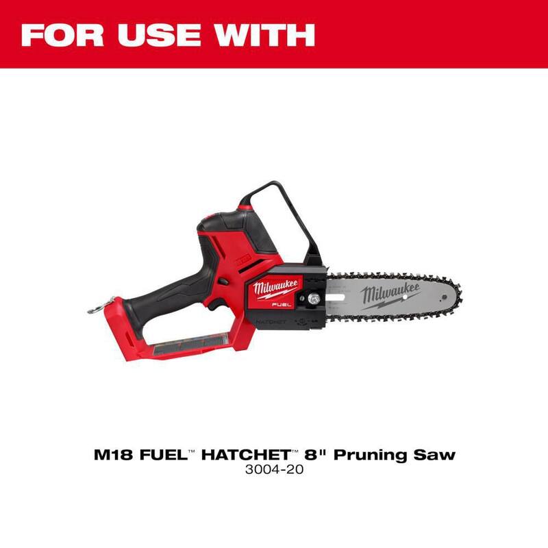 Milwaukee 8 in. Pruning Saw Guide Chainsaw Bar with 33 Drive Links - 49-16-2751