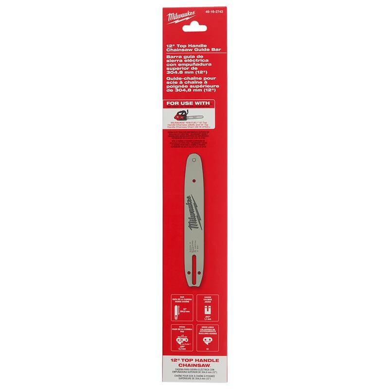 Milwaukee 12 in. Top Handle Chainsaw Bar Guide - 49-16-2743