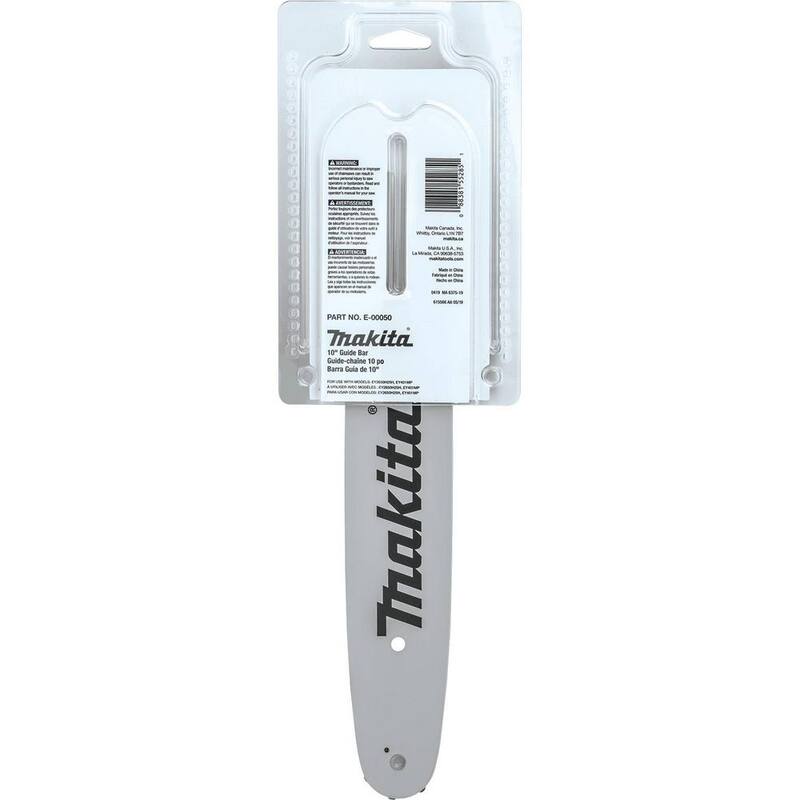 Makita 10 in. Guide Bar, 3/8 in. LP, 0.050 in. - E-00050