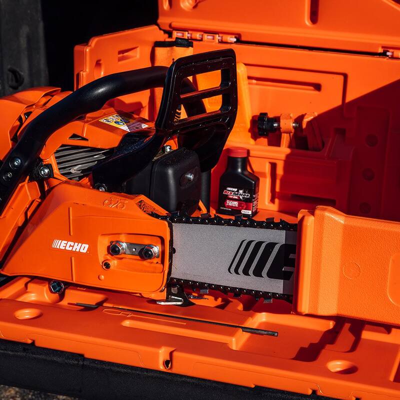 ECHO ToughChest 24 in. Chainsaw Carrying Case Tool Box with Storage for Oil and Outdoor Power Accessory Equipment - 99988801211