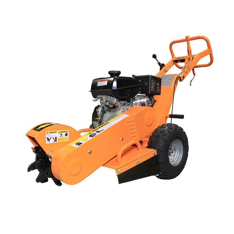 Power King 11 in. 14 HP Commercial Kohler Gas Powered Stump Grinder with Extra Set of Teeth and Precision Control Brake - PK0803-H
