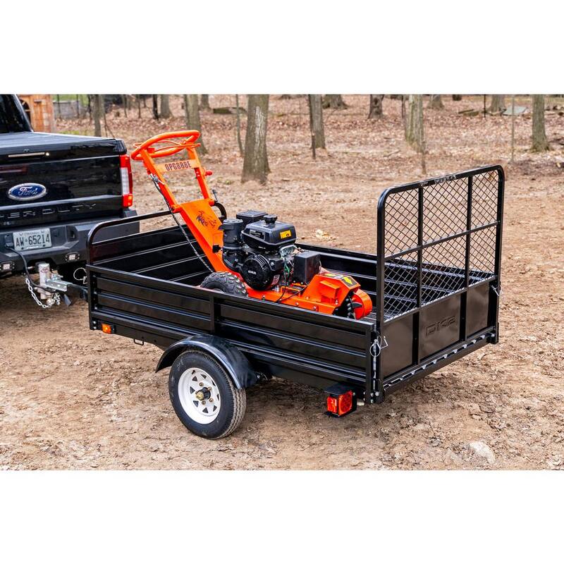 DK2 14 in. 14 HP Gas Powered Commercial Stump Grinder with Electric Start & Towbar - OPG888E
