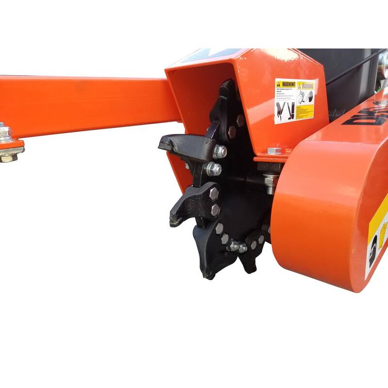 DK2 14 in. 14 HP Gas Powered Commercial Stump Grinder with Electric Start & Towbar - OPG888E