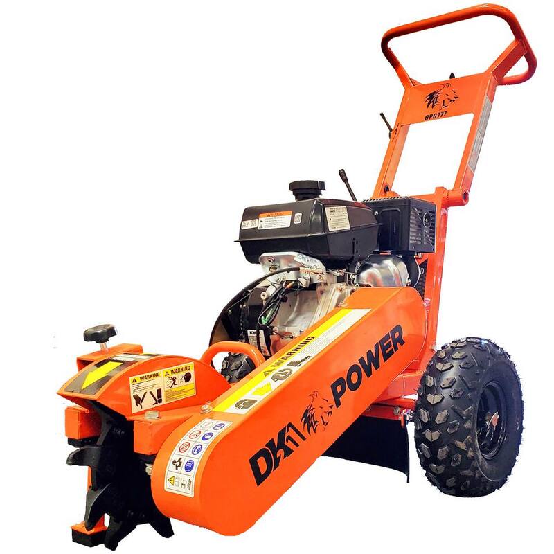 DK2 12 in. 14 HP Gas Powered Certified Commercial Stump Grinder with 9 High Speed HPDC Machined Carbide Cutters - OPG777