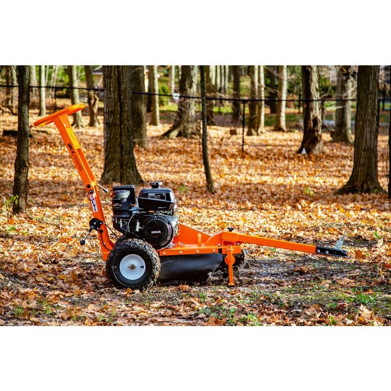 DK2 12 in. 14 HP Gas Powered Certified Commercial Stump Grinder with 9 High Speed HPDC Machined Carbide Cutters - OPG777