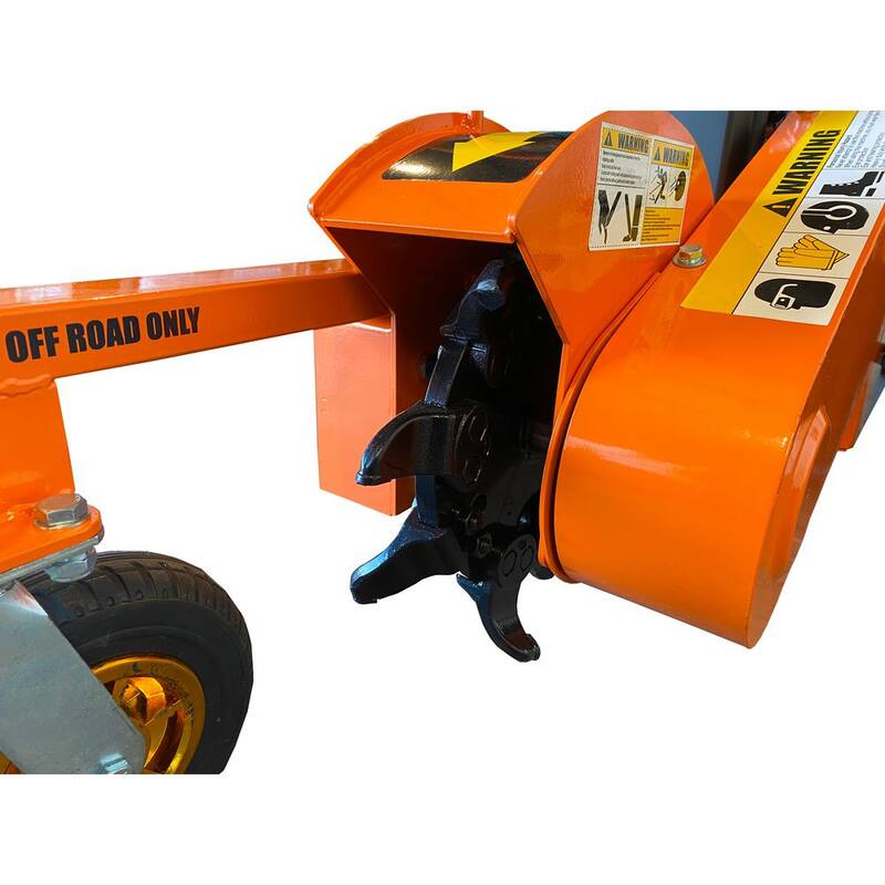 Power King 11 in. 14 HP Kohler Gas Powered Stump Grinder, Self Propelled, Electric Start, All Weather Cover, Dual Brake - PK0803-SP