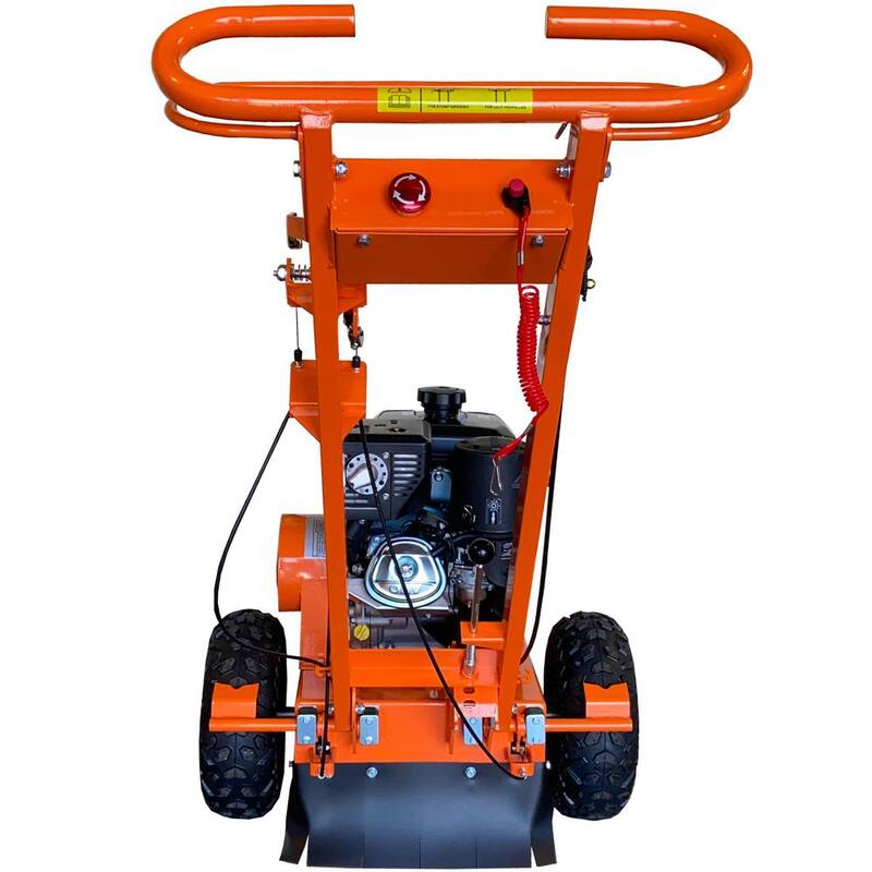 Power King 11 in. 14 HP Kohler Gas Powered Stump Grinder, Self Propelled, Electric Start, All Weather Cover, Dual Brake - PK0803-SP
