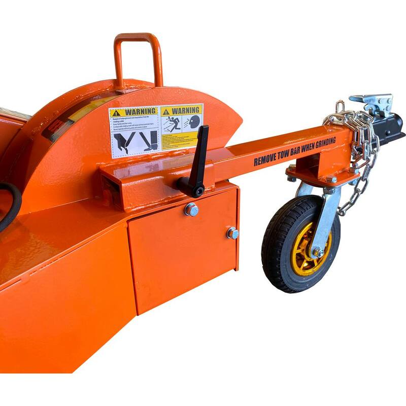 Power King 11 in. 14 HP Kohler Gas Powered Stump Grinder, Self Propelled, Electric Start, All Weather Cover, Dual Brake - PK0803-SP