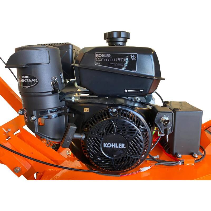 Power King 11 in. 14 HP Kohler Gas Powered Stump Grinder, Self Propelled, Electric Start, All Weather Cover, Dual Brake - PK0803-SP
