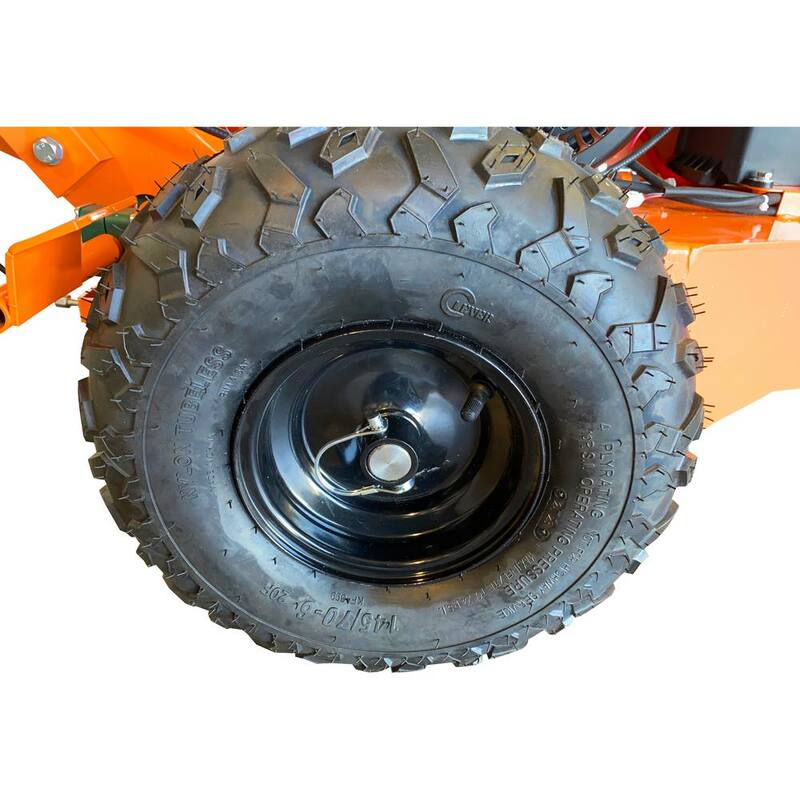 Power King 11 in. 14 HP Kohler Gas Powered Stump Grinder, Self Propelled, Electric Start, All Weather Cover, Dual Brake - PK0803-SP