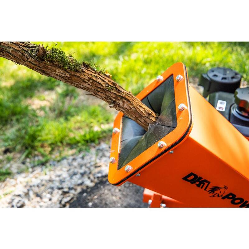 DK2 3 in. 7 HP Gas Powered Kohler Engine Direct Drive 3-in-1 Chipper Shredder Vacuum Mulcher Kit with Trailer Tow Hitch - OPC503V