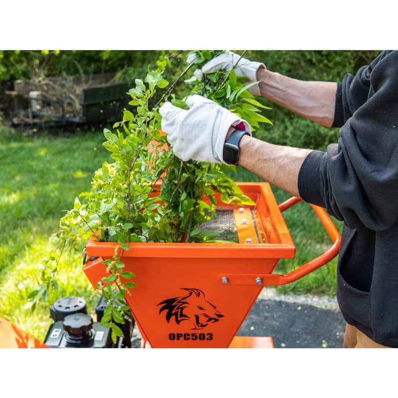 DK2 3 in. 7 HP Gas Powered Kohler Engine Direct Drive 3-in-1 Chipper Shredder Vacuum Mulcher Kit with Trailer Tow Hitch - OPC503V