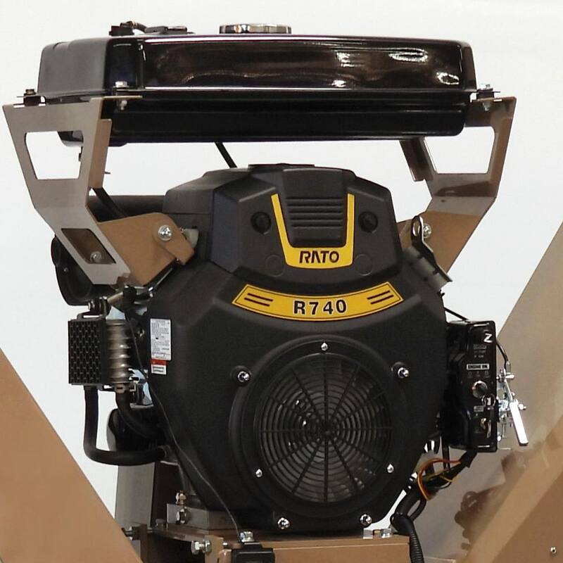 BIGBEAR POWER Tornadic 6 in. 20 HP V-Twin Engine, Gas Powered Commercial Chipper Shredder, Self Feeding, Electric Start - BBC62